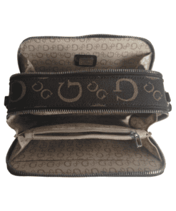 Crossbody Guess pequeña con cierre (Marrón) - Imagen 3